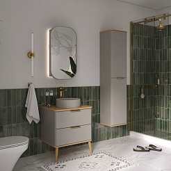 Equil Шкаф пенал Desert 36 R/L подвесной амарок/дуб – фотография-5